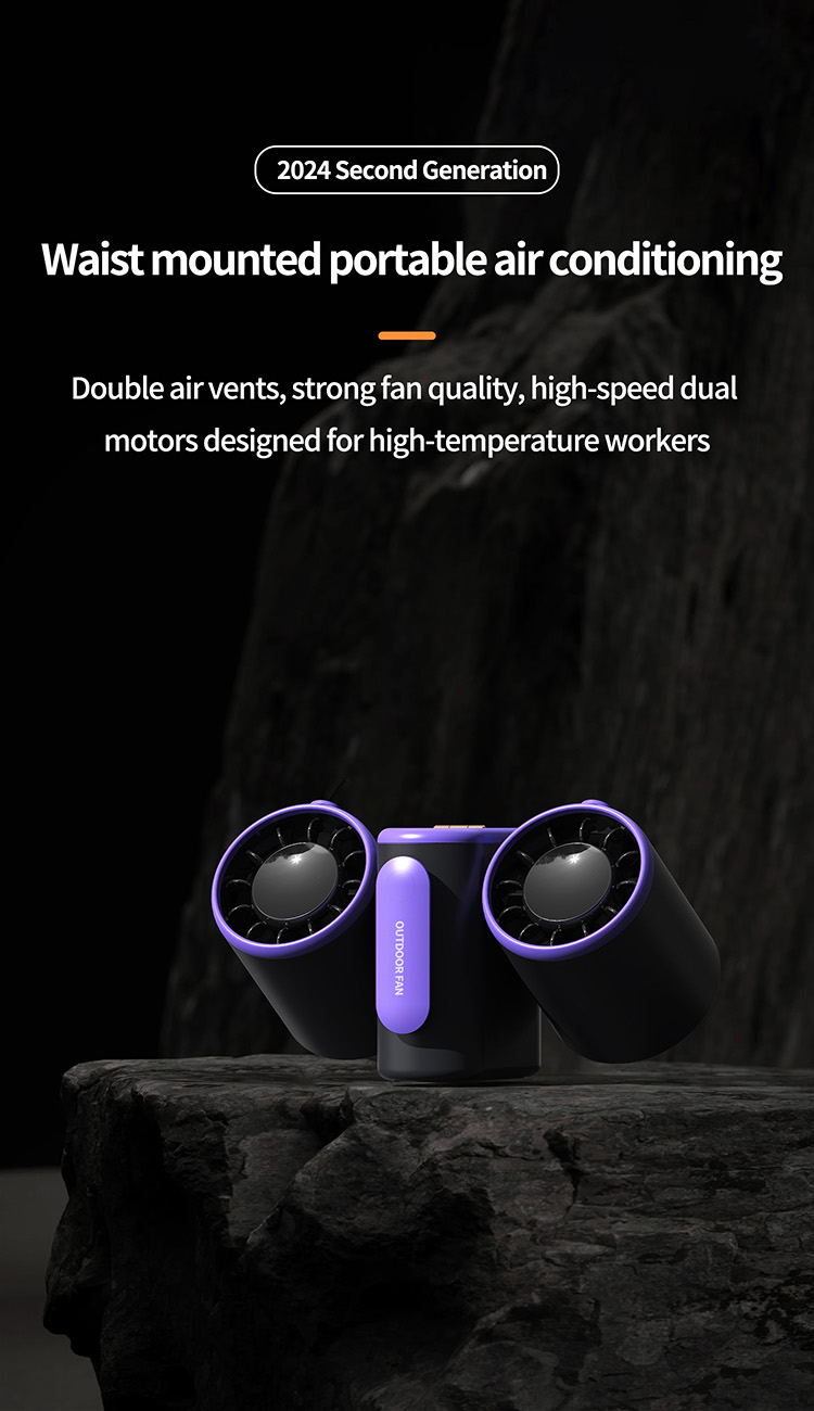 3in1 Summer Cooling Waist Fan with light, HX157 double headed wrist hanging fan, HX157 Cooling Clip, HX157 Waist Fan, HX157 Rechargeable Fan, HX157 Fan with flashlight